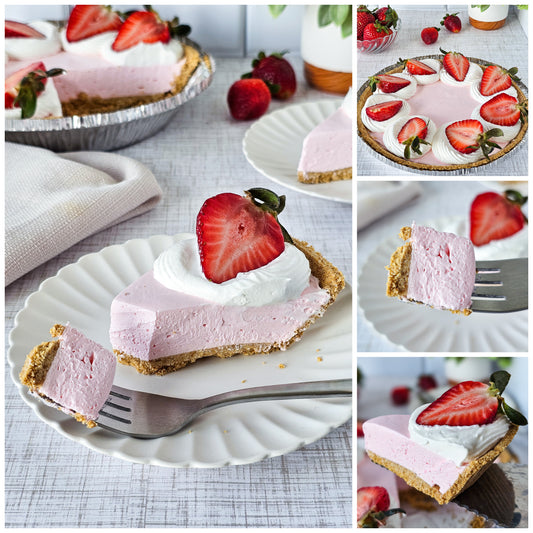 No Bake Strawberry Cheesecake 2