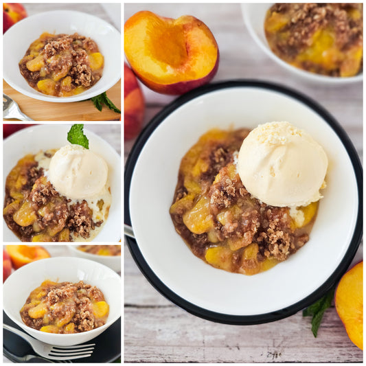 Best Ever Peach Crisp 4