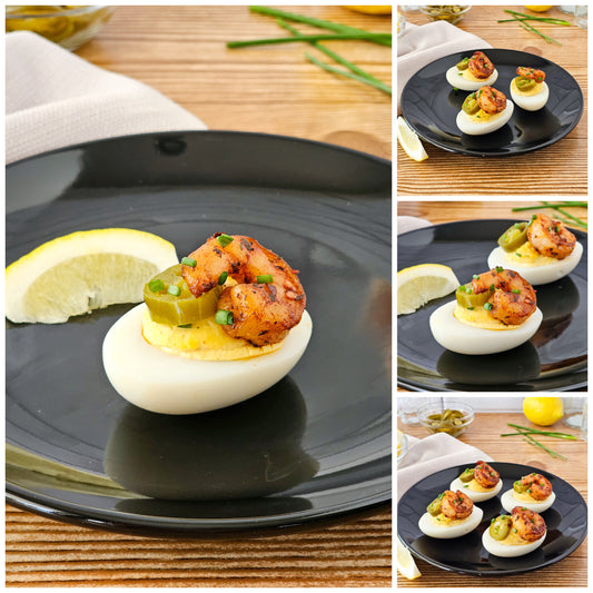 Cajun Deviled Eggs with Shrimp 3