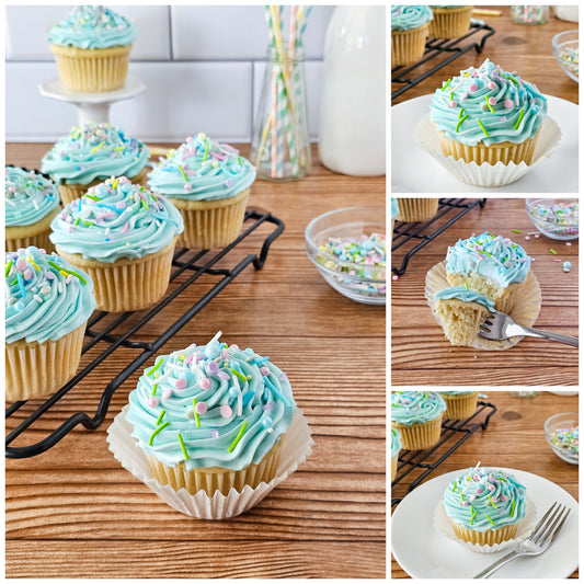 Gluten Free White Cupcakes 6