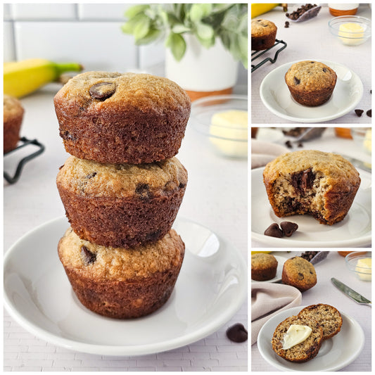 Banana Chocolate Chip Muffins 1