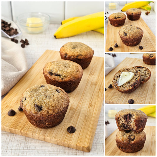 Banana Chocolate Chip Muffins 2