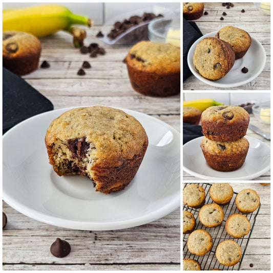 Banana Chocolate Chip Muffins 3