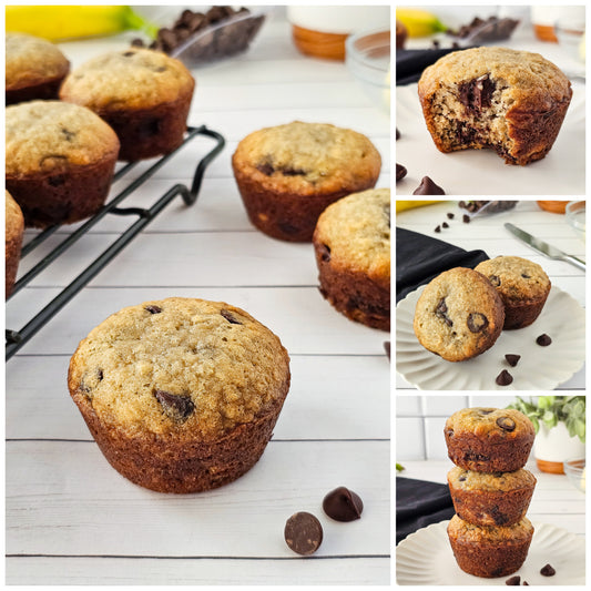 Banana Chocolate Chip Muffins 4