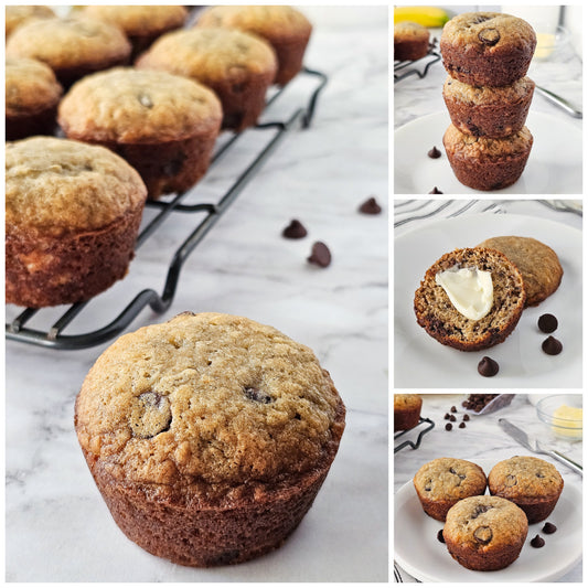 Banana Chocolate Chip Muffins 6