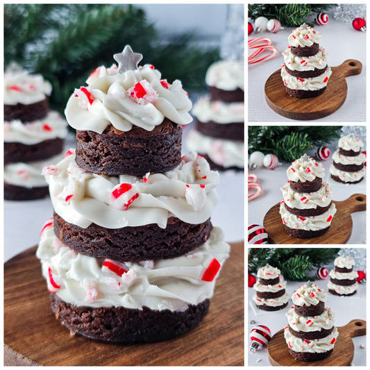 Peppermint Brownie Christmas Trees 4