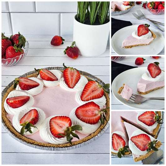No Bake Strawberry Cheesecake 1